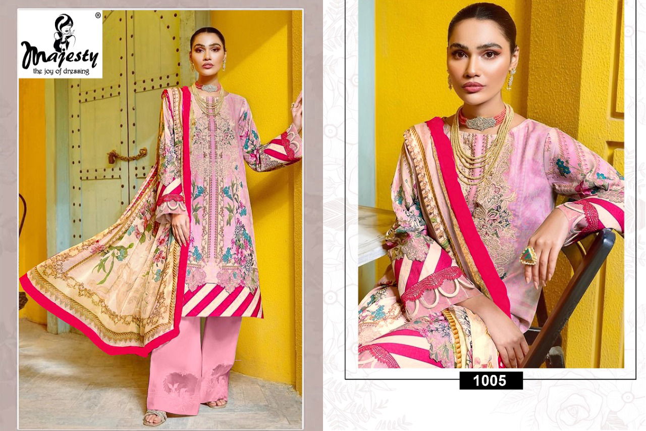 Jade bliss Casual Wear Wholesale Cotton Pakistani Suits Catalog